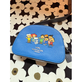 Coach x Peanuts/史努比snoopy/聯名款 /斜背包 /小包