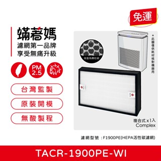 適用 大同 TACR-1900PE-WI TACR1900 智慧空氣清淨機 F1900PE TACR-1900 濾網