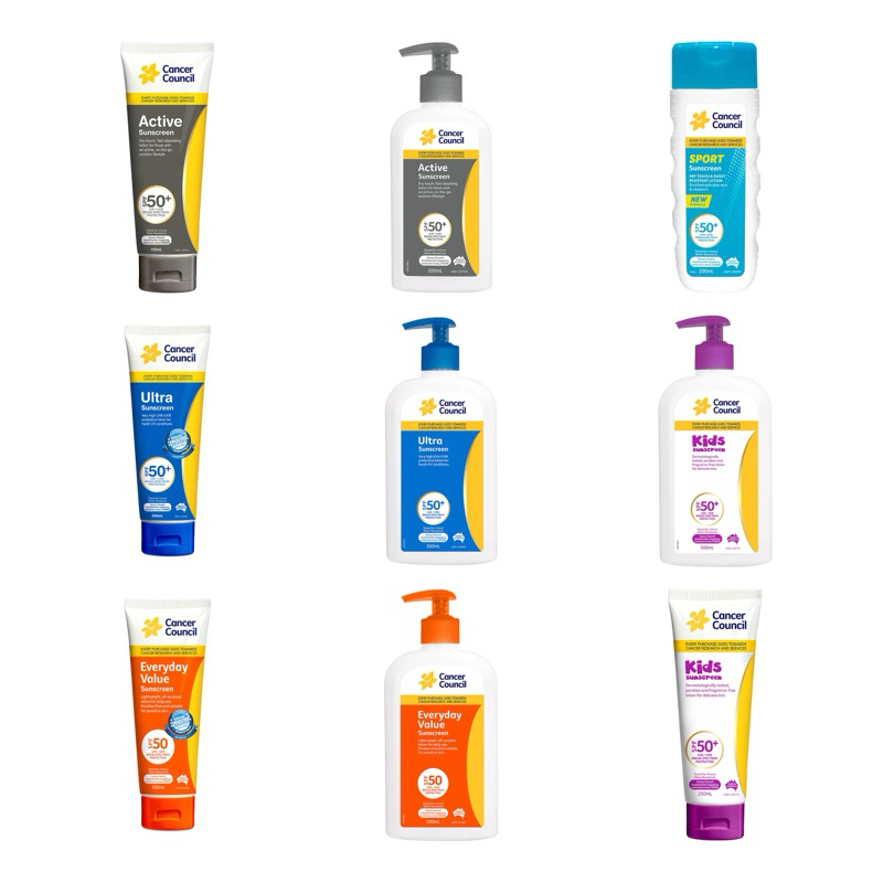 【現貨】澳洲 Cancer Council 防曬乳 SPF50+