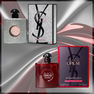 YSL 聖羅蘭 BLACK OPIUM 黑鴉片淡香精-紅焰版/粉耀版-多款任選 7.5ml 小香 爆好聞香水【UR8D】
