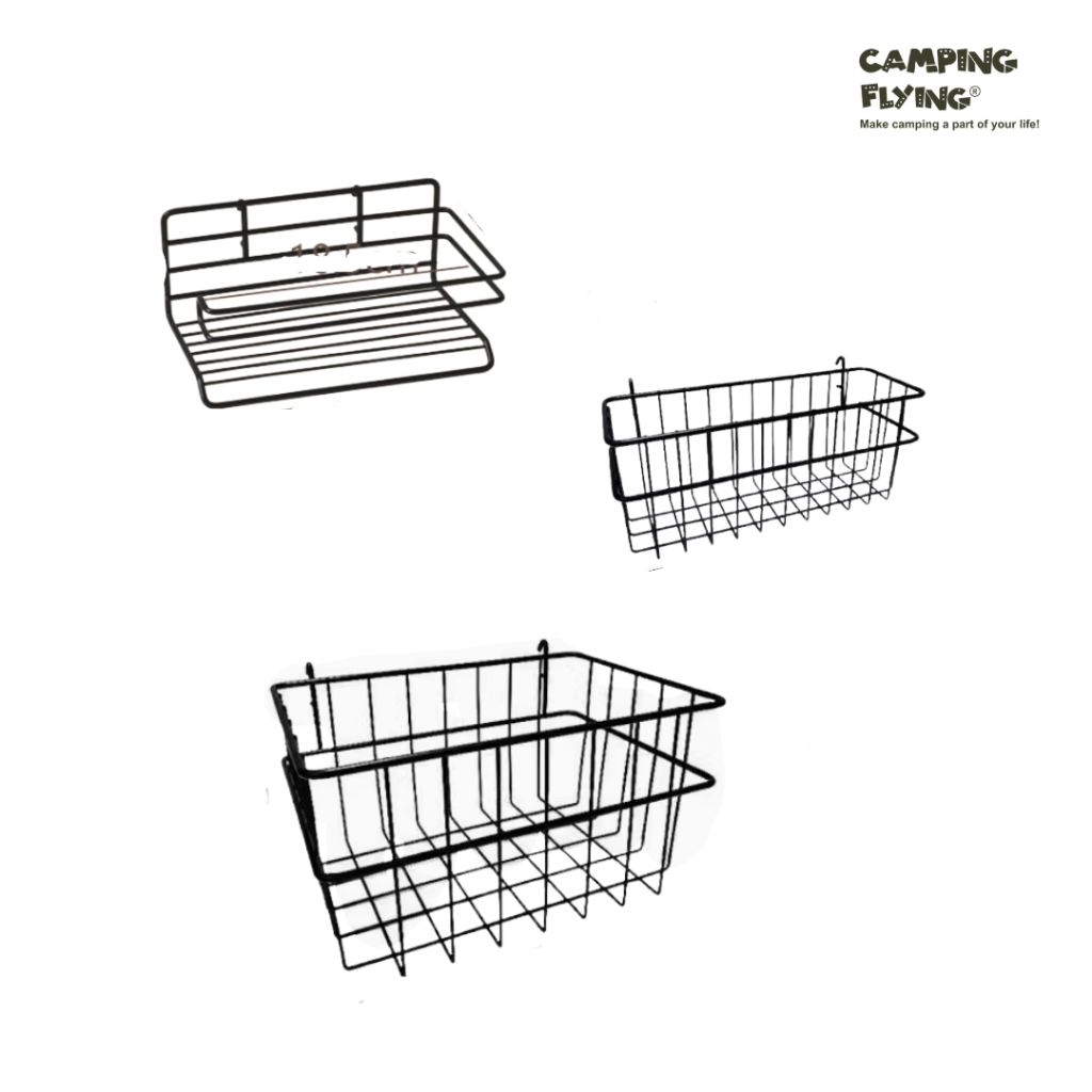 洞洞板 鐵籃配件 ikea通用 置物架 掛式置物 露營用品收納 收納壁板 台灣現貨 campingflying 想露飛飛