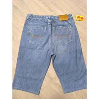 代購 EDWIN‼️剪標品‼️男大人，牛仔短褲--有彈性 M號 伸縮褲頭