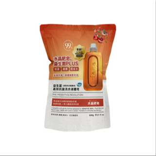 南僑水晶長效抗菌洗衣液體皂補充包(紅石榴) 800g / 袋