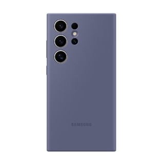 SAMSUNG Galaxy S24 Ultra 5G 原廠矽膠薄型保護殼 (EF-PS928) 深紫色現貨 全新品