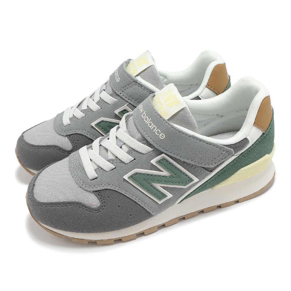 New Balance 中童 紐巴倫 運動鞋  休閒鞋 996   麂皮魔鬼氈  運動鞋 NB 灰綠 YV996RB3