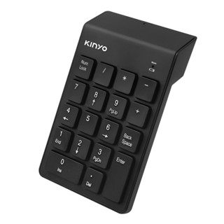 KINYO 無線數字鍵盤 2.4GHz KBX05 數字 鍵盤 小鍵盤 電腦 迷你數字18按鍵【HA224】