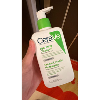 （二手）CeraVe 適樂膚 輕柔保濕潔膚露236ml（綠）