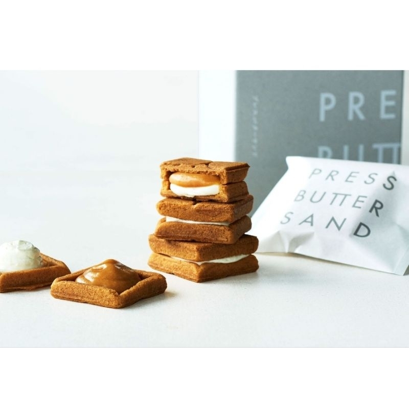 現貨 焦糖奶油餅乾 press butter sand 下單立即出貨
