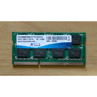 D.筆記型電腦記憶體-威剛 RDATA 2G DDR3 1066 直購價80