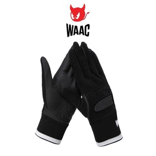 【WAAC】SYNTHETIC LEATHER GOLF GLOVES 男士 高爾夫球手套(雙) 黑色