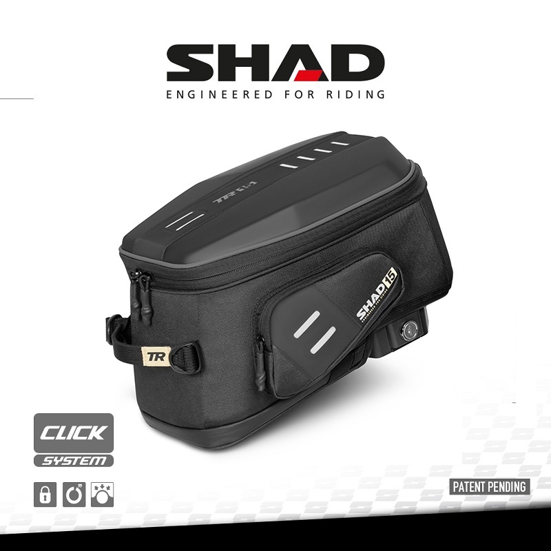 西班牙SHAD 快拆油箱包 TR15CL CLICKSYSTEM 不刮油箱 需搭配件包 台灣總代理 摩斯達有限公司
