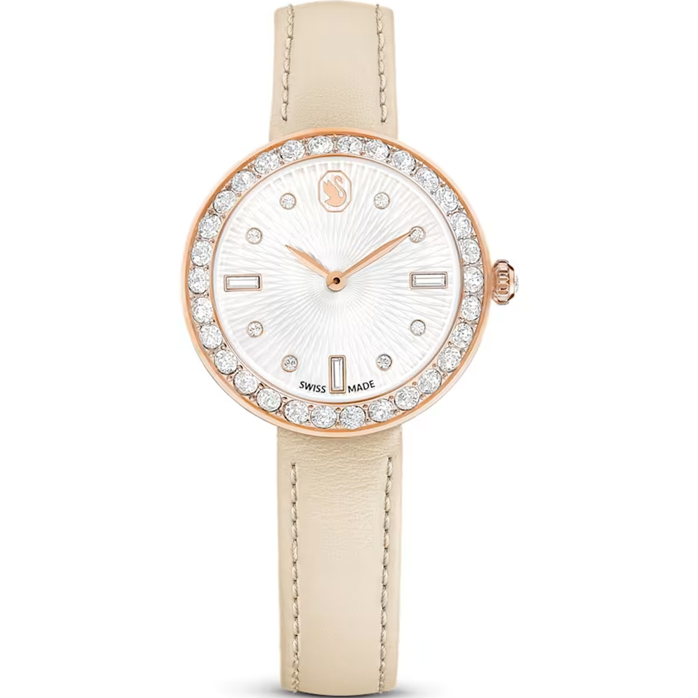 SWAROVSKI 施華洛世奇 Certa系列 自信優雅皮帶款 女錶-30mm 5672968