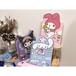 現貨❤️❤️ 三麗鷗酷洛米/美樂蒂/大耳狗彩頁可愛筆記本 線圈本 記事本 日記本 小學生彩頁手帳貼紙本子