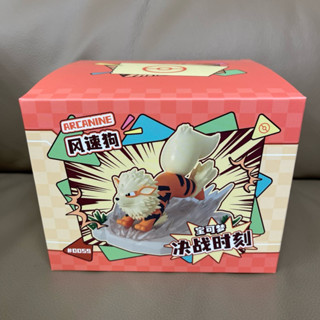 正版 寶可夢 決戰時刻擺件 風速狗 公仔 盒子高約11cm