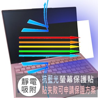 【Ezstick】ACER Swift Lite SFL14-54M 防藍光螢幕貼 抗藍光 (可選鏡面或霧面)