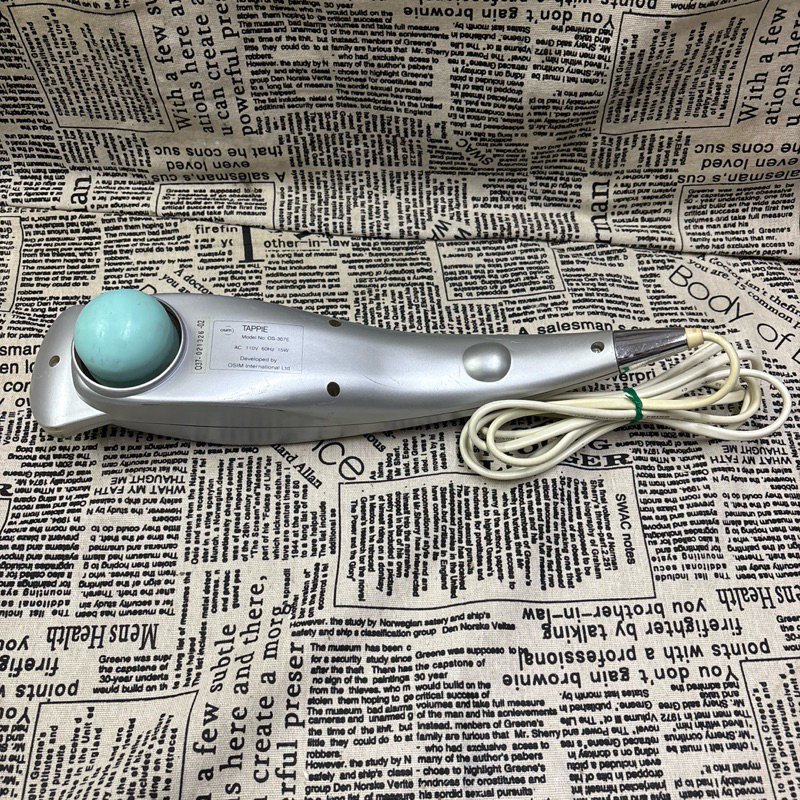 二手OSIM Tappie按摩棒OS-307/OSIM鯊魚按摩器/手提按摩棒/電動按摩器/按摩用品/按摩工具/按摩儀器