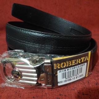 ROBERTA軟牛皮鋅合金自動皮帶 40/116