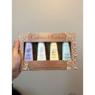 美國直購｜Crabtree & Evelyn 瑰柏翠經典香氛護手霜四入組（薰衣草／南塔克玫瑰／夏日山丘／山羊奶）
