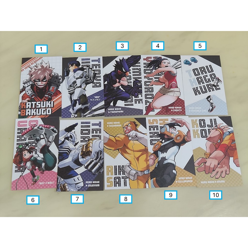 [睡睡蛙小池] 我的英雄學院 餅卡 拍立得 原畫 特典 爆豪勝己 常闇踏陰 八百萬百 瀨呂範太 麗日御茶子 葉透隱