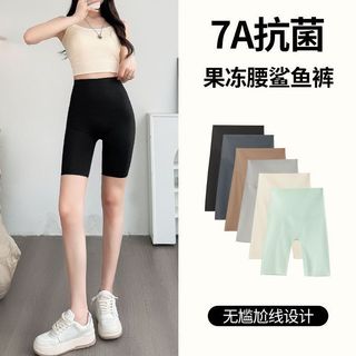 台灣出貨 鯊魚皮五分打底褲 防走光安全褲 鯊魚三分打底褲 顯瘦打底褲 緊身短褲 安全褲 五分褲 女生打底褲 打底褲