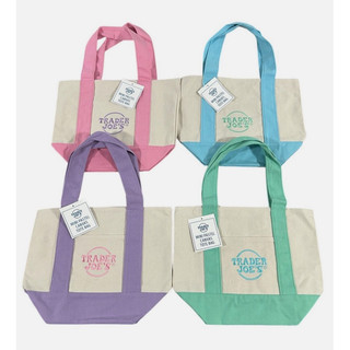 trader joe’s 粉彩迷你購物袋 迷你保冰袋 帆布包 缺德舅 mini totes