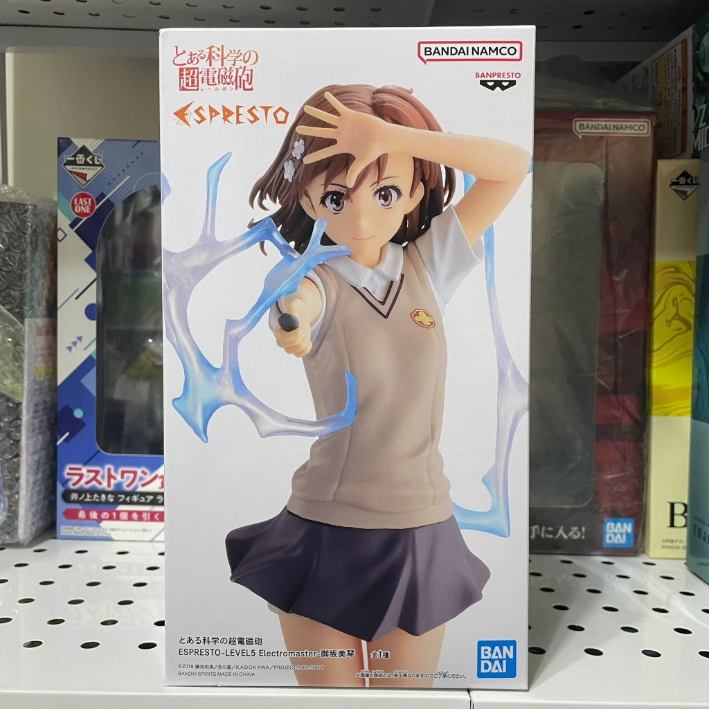 【班尼小棧】日版現貨 BANPRESTO 科學超電磁砲 景品 ESPRESTO 御坂美琴 LEVEL5 公仔