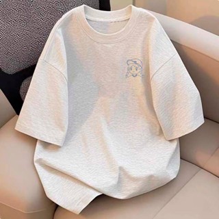 【董小姐】韓國短袖 寬鬆 t恤運動上衣  韓系衣服 ins 100%純棉上衣風衣服 顯瘦 古著  短袖t恤