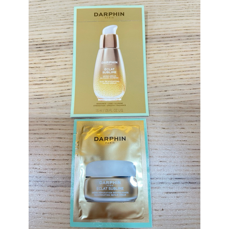 新品 Darphin 朵法 金緻再生奢光露/ 修護乳霜/ A醇精露膠囊2顆 1.5ml 台灣專櫃試用品小樣