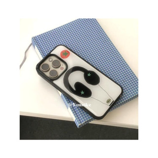 【台灣現貨📦24h出貨】韓國 個性 復古耳麥 蘋果iphone15 14Pro 13 12 iphone 手機殼
