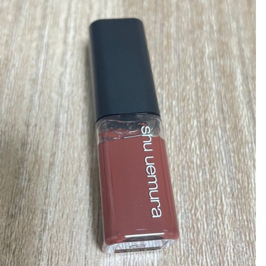 shu uemura 植村秀 輕薄 保濕 飽和 光澤  無色限 奶油 緞光 唇釉 2.1g BR793 加一份濃縮​