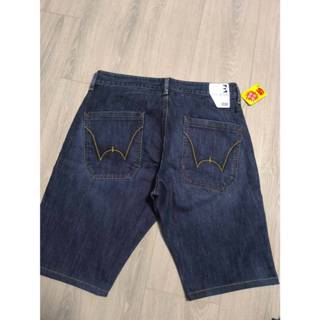 正品代購 EDWIN‼️剪標品‼️男大人，牛仔短褲--沒彈性