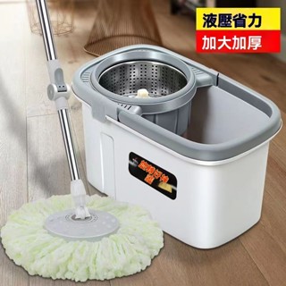 🔥【臺灣發貨】🔥免手洗拖地桶 地拖甩幹旋轉懶人神器加厚一拖淨家用 墩布拖布拖把桶