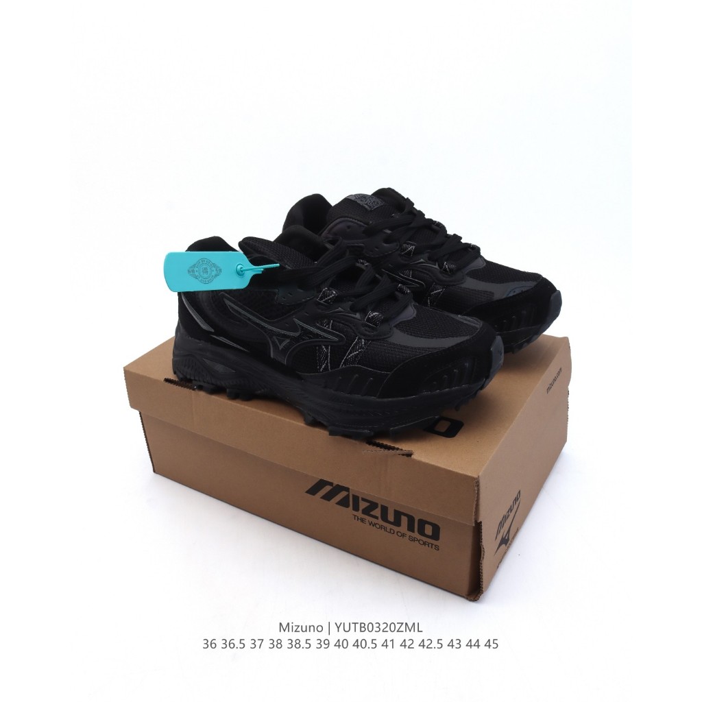 Mizuno Racer ADV 跑步鞋 黑色 運動鞋 徒步鞋 舒適透氣 減震緩震 D1GH241201