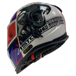 ASTONE GTB800 AO5 白藍 雙鏡片 雙D扣 全罩安全帽《遠古騎士》