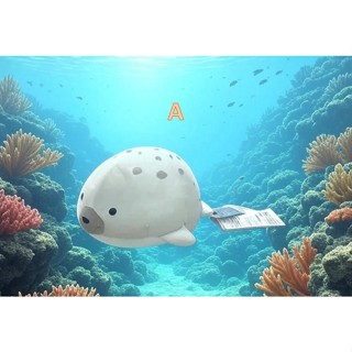 日本 海洋世界 立體造型 涼感 抱枕(A.B.C.D)四種