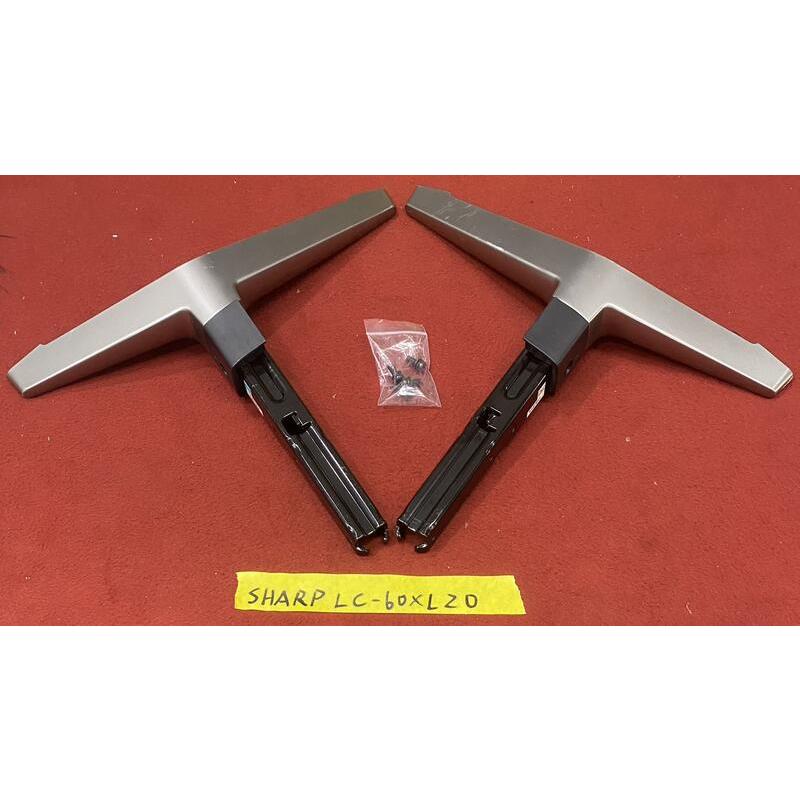 SHARP 夏普 LC-60XL20 腳架 腳座 底座 附螺絲 電視腳架 電視腳座 電視底座 拆機良品