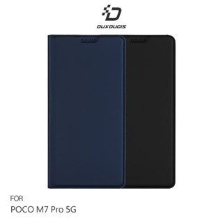 DUX DUCIS POCO M7 Pro 5G SKIN Pro 皮套 側翻皮套 插卡 可立 保護套 手機套 膚感皮套