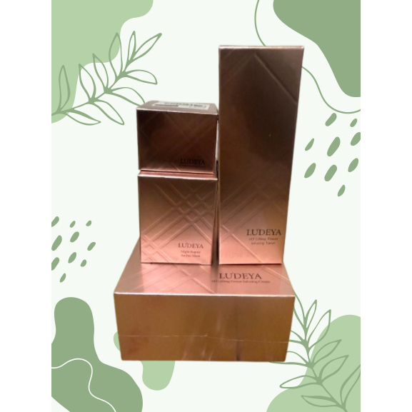 LUDEYA 超緊緻微臻琥珀化妝水(新生露)120ml 琥珀眼霜15ml 琥珀霜50ml 夜修護微臻琥珀精華膜40ml