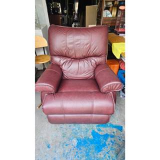 LA-Z-BOY 牛皮單人沙發搖椅