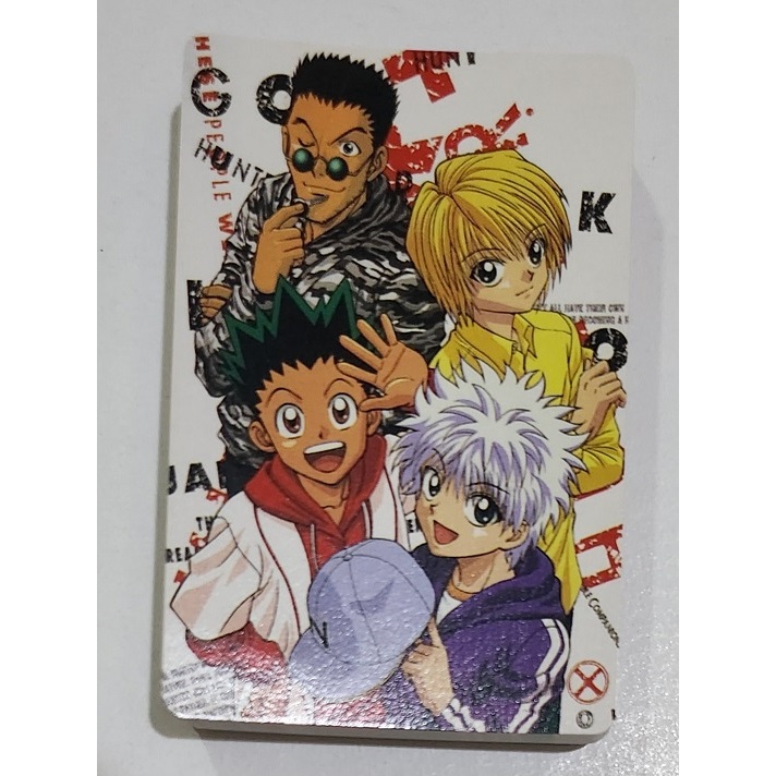 動漫周邊 獵人 HUNTER×HUNTER 早期 舊版 撲克牌 小傑 奇犽 酷拉皮卡 雷歐力 西索