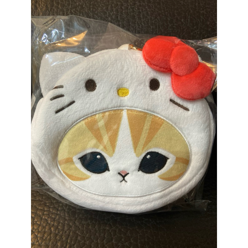 7-11貓福珊迪+ 三麗鷗 家族最萌跨界聯名 《絨毛造型手拿包》 kitty 手拿包