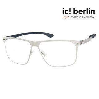 【ic! berlin】Olaf Pearl/Marine Blue 德國薄鋼眼鏡 公司貨 台南時代眼鏡 蔡司優視力專家