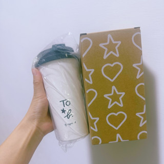🎈【出清～免運】To b. by agnes b. 冷飲隨行杯 黑 白 兩款 470ml 竹纖維 7-11