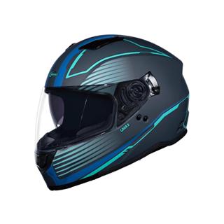 【SOL Helmets】GMAX FF-18全罩式安全帽 (歐若拉 消光藍/藍綠)