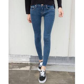 FFY 深藍色牛仔褲牛仔👖