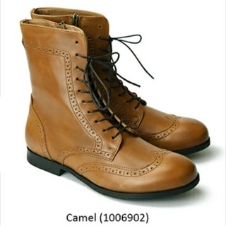 BIRKENSTOCK 勃肯 LARAMIE HIGH 短靴 駝色 Camel 36碼 女鞋 棕色 咖啡色
