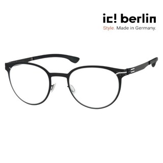 【ic! berlin】Robin Black 德國薄鋼眼鏡 公司貨 台南時代眼鏡 蔡司優視力專家