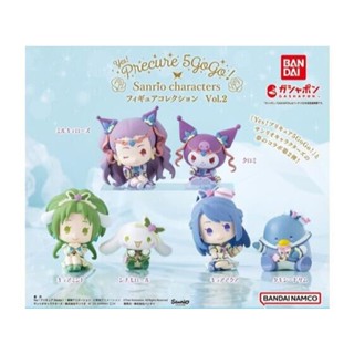 BANDAI 萬代 Yes！光之美少女5X三麗鷗角色 公仔P2 扭蛋 轉蛋 全套6款