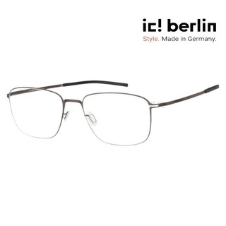 【ic! berlin】Vento Graphite 德國薄鋼眼鏡 公司貨 台南時代 蔡司優視力專家