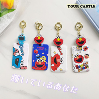 Your Castle 可愛卡通 卡套 悠遊卡套 伸縮扣 易拉扣 證件套 識別證套 證件夾 卡夾 芝麻街